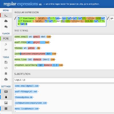 regex101|regex101: build, test, and debug regex.